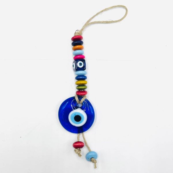 Evil Eye Colorful Multi Bead Wall Decor: Protection Hot on Sale - Image 2