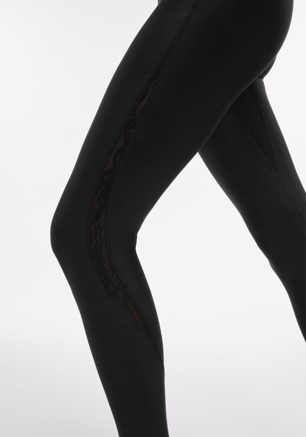 Endurance Light High Rise Lace Legging For Sale - Image 4