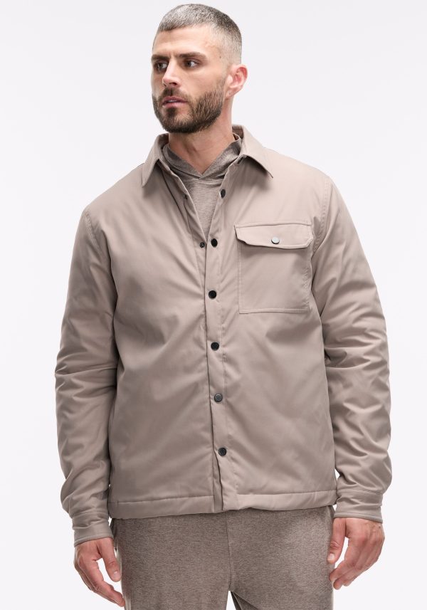 Insulated Snap-Front Overshirt Sale