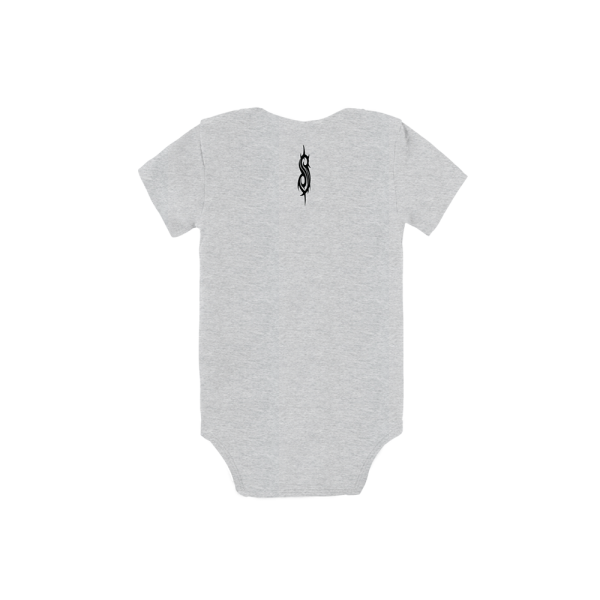 Splatter Logo Gray Onesie on Sale - Image 2