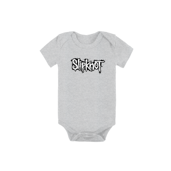 Splatter Logo Gray Onesie on Sale